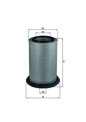 Obrázok Vzduchový filter MAHLE  LX229