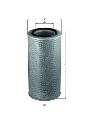 Obrázok Vzduchový filter MAHLE  LX271