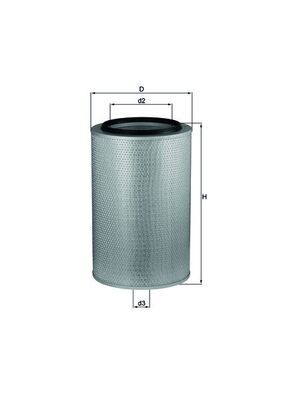 Obrázok Vzduchový filter MAHLE  LX273
