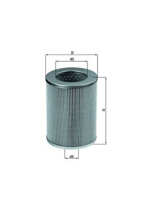 Obrázok Vzduchový filter MAHLE  LX300