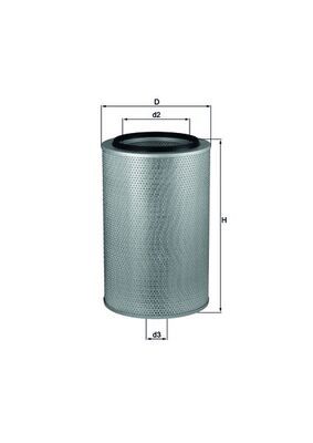 Obrázok Vzduchový filter MAHLE  LX436