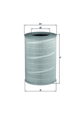 Obrázok Vzduchový filter MAHLE  LX713