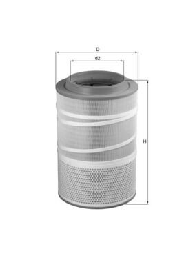 Obrázok Vzduchový filter MAHLE  LX1278
