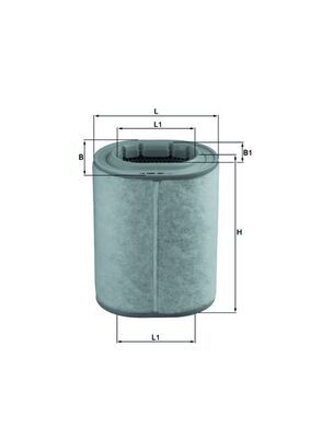 Obrázok Vzduchový filter MAHLE  LX1460