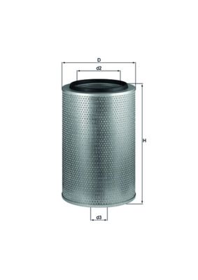 Obrázok Vzduchový filter MAHLE  LX1606