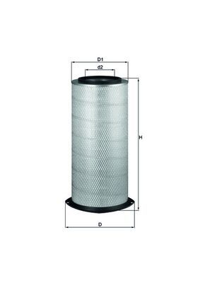 Obrázok Vzduchový filter MAHLE  LX1699
