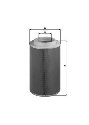 Obrázok Vzduchový filter MAHLE  LX1801