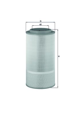 Obrázok Vzduchový filter MAHLE  LX1894