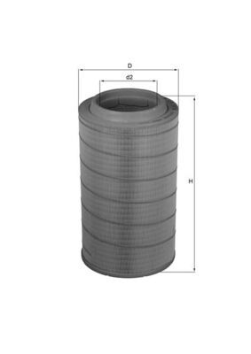 Obrázok Vzduchový filter MAHLE  LX1956