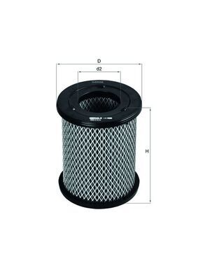 Obrázok Vzduchový filter MAHLE  LX2000