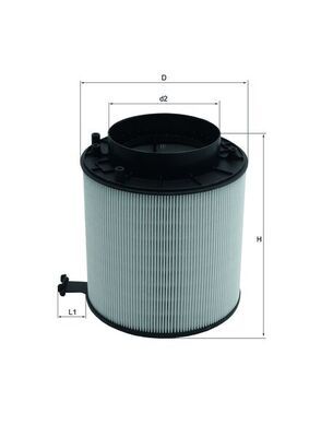 Obrázok Vzduchový filter MAHLE  LX2091D