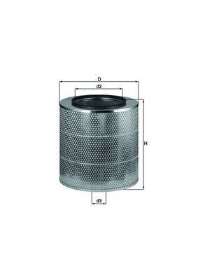 Obrázok Vzduchový filter MAHLE  LX2814
