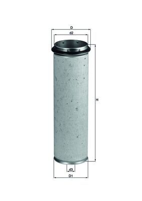 Obrázok Filter sekundárneho vzduchu MAHLE  LXS421