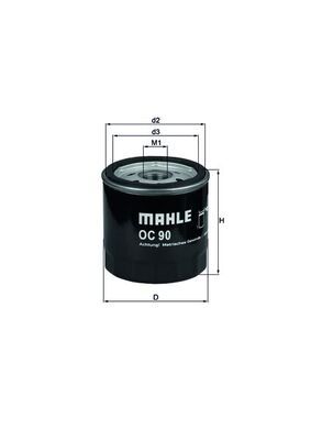 Obrázok Olejový filter MAHLE  OC90OF