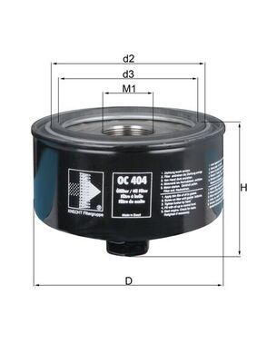 Obrázok Olejový filter MAHLE  OC404