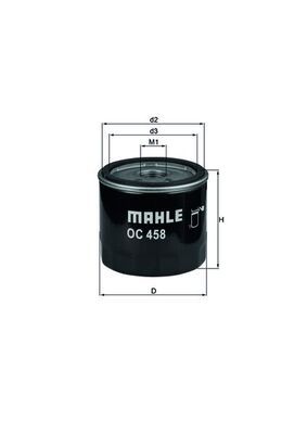 Obrázok Olejový filter MAHLE  OC458
