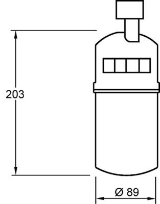 Obrázok vysúżač klimatizácie MAHLE BEHR AD275000S