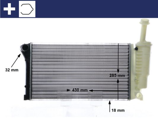 Obrázok Chladič motora MAHLE BEHR CR10000S