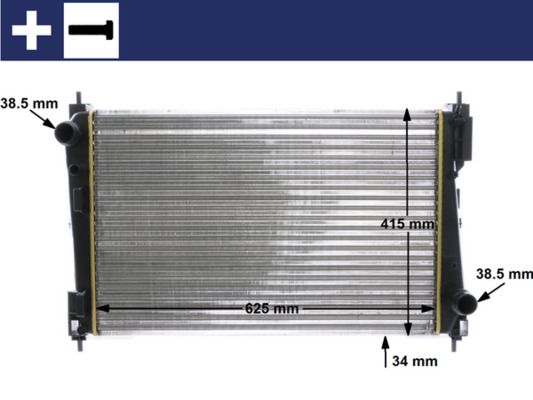 Obrázok Chladič motora MAHLE BEHR CR1111000S