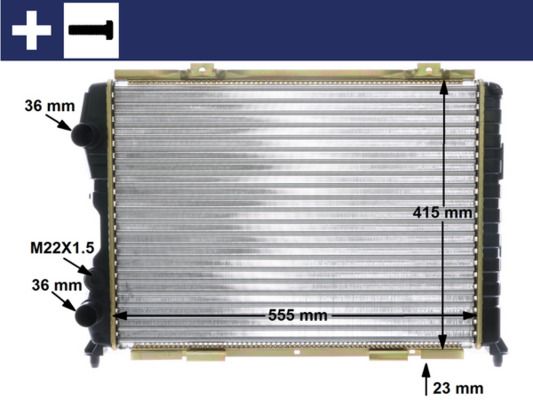 Obrázok Chladič motora MAHLE BEHR CR1408000S