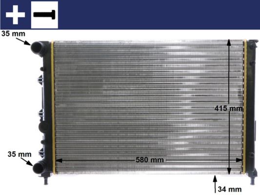 Obrázok Chladič motora MAHLE BEHR CR1411000S