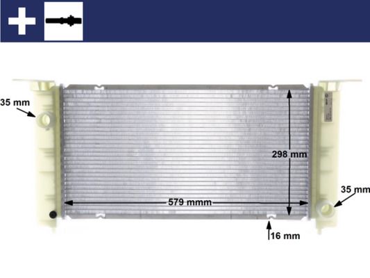 Obrázok Chladič motora MAHLE BEHR CR1449000S