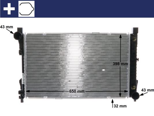 Obrázok Chladič motora MAHLE BEHR CR1478000S