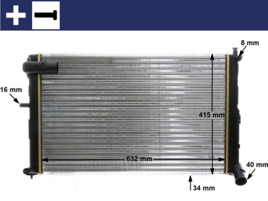 Obrázok Chladič motora MAHLE BEHR CR171000S