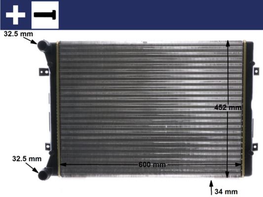 Obrázok Chladič motora MAHLE BEHR CR2038000S