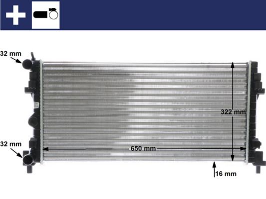 Obrázok Chladič motora MAHLE BEHR CR2081000S