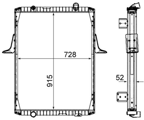 Obrázok Chladič motora MAHLE BEHR *** PREMIUM LINE *** CR2090000P