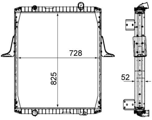 Obrázok Chladič motora MAHLE BEHR *** PREMIUM LINE *** CR2091000P
