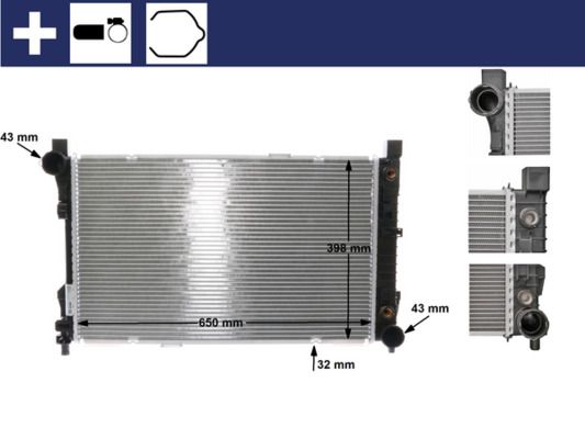 Obrázok Chladič motora MAHLE BEHR CR387000S