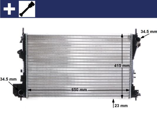 Obrázok Chladič motora MAHLE BEHR CR40000S