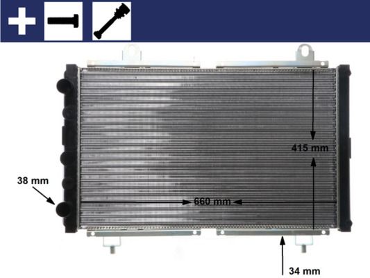 Obrázok Chladič motora MAHLE BEHR CR499000S