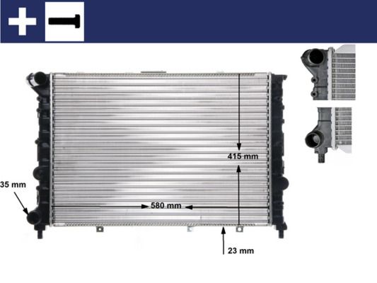 Obrázok Chladič motora MAHLE BEHR CR521000S