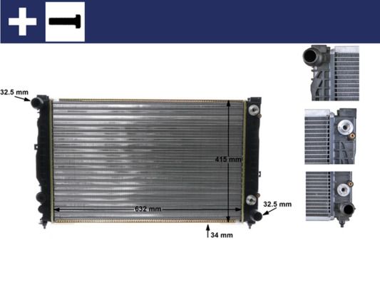 Obrázok Chladič motora MAHLE BEHR CR648000S