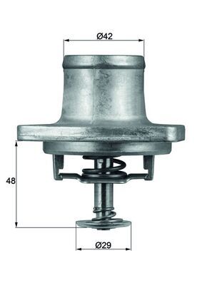 Obrázok Termostat chladenia MAHLE BEHR TI4880D