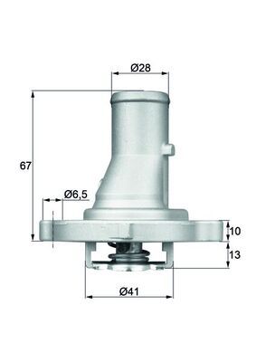Obrázok Termostat chladenia MAHLE BEHR TI6887D