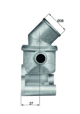 Obrázok Termostat chladenia MAHLE BEHR TI7287D