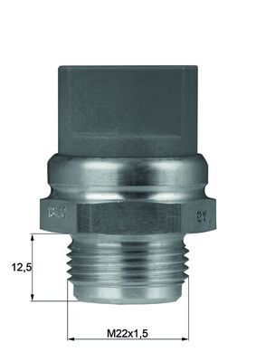 Obrázok Teplotný spínač ventilátora chladenia MAHLE BEHR TSW9D