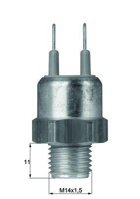 Obrázok Teplotný spínač ventilátora chladenia MAHLE BEHR TSW18D