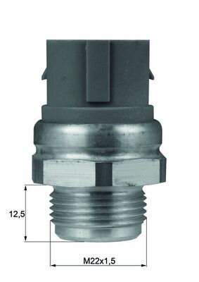 Obrázok Teplotný spínač ventilátora chladenia MAHLE BEHR TSW48D