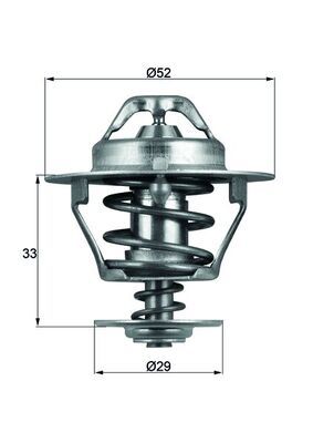 Obrázok Termostat chladenia MAHLE BEHR TX7788D
