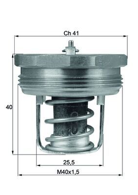 Obrázok Termostat chladenia MAHLE BEHR TX8983