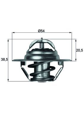 Obrázok Termostat chladenia MAHLE BEHR TX387D