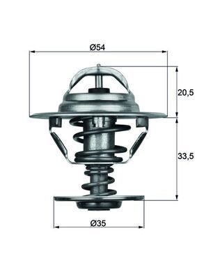 Obrázok Termostat chladenia MAHLE BEHR TX883D