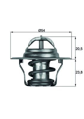 Obrázok Termostat chladenia MAHLE BEHR TX1487D