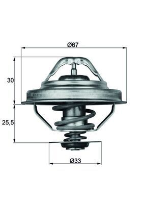Obrázok Termostat chladenia MAHLE BEHR TX2888D