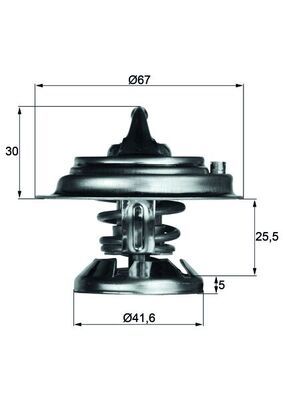 Obrázok Termostat chladenia MAHLE BEHR TX2985D